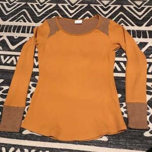 Columbia waffle-knit thermal long sleeved tee